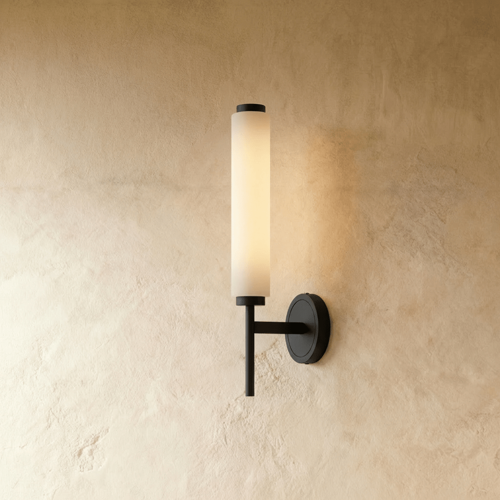 LumenSilk alabastrové vertikální nástěnné světlo pro jemné architektonické osvětlení  