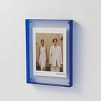 Acrylic Photo Frame for Wall Display, NovaGlass Multicolor Design