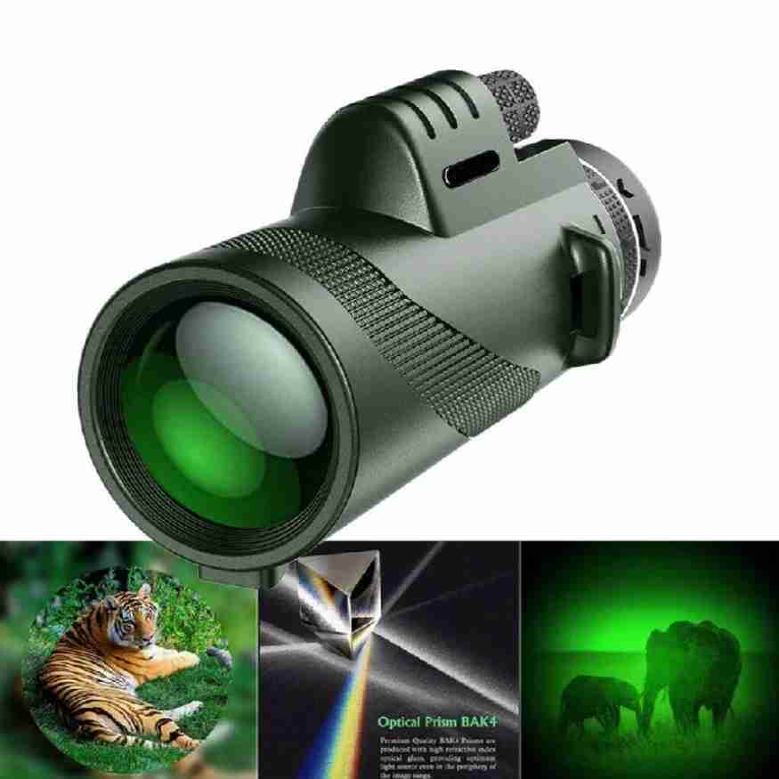 Arden 600X kompakt monokikkert, HD-optik til fuglekiggeri og udendørsbrug