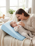 Memory Foam Wedge Pillow For Baby With Washable Cover