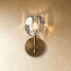 Argentia Crystaluxe Geborsteld IJzeren Wandlamp Voor Moderne Ruimtes  