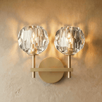 Argentia Crystaluxe Geborsteld IJzeren Wandlamp Voor Moderne Ruimtes  