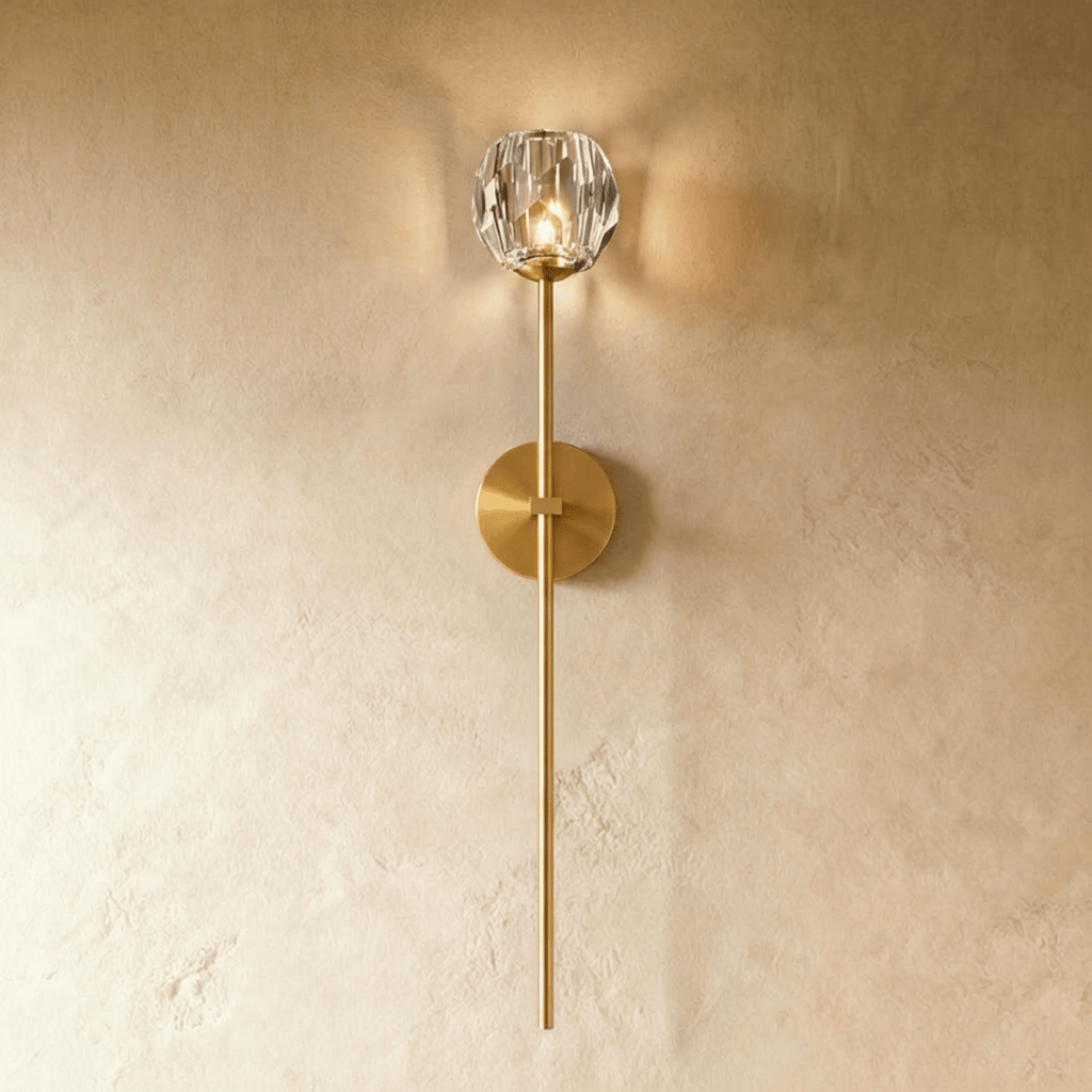 Argentia Crystaluxe Geborsteld IJzeren Wandlamp Voor Moderne Ruimtes  