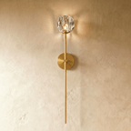 Argentia Crystaluxe Geborsteld IJzeren Wandlamp Voor Moderne Ruimtes  