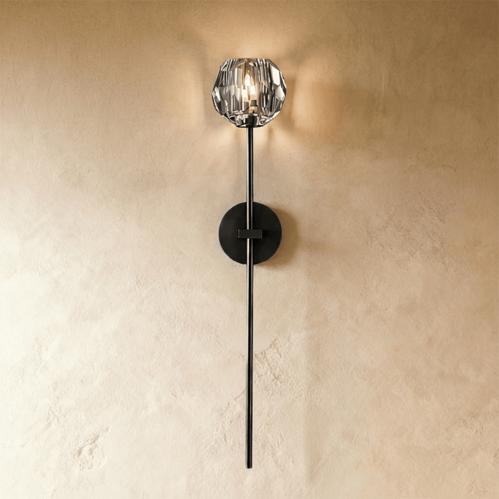 Argentia Crystaluxe Geborsteld IJzeren Wandlamp Voor Moderne Ruimtes  