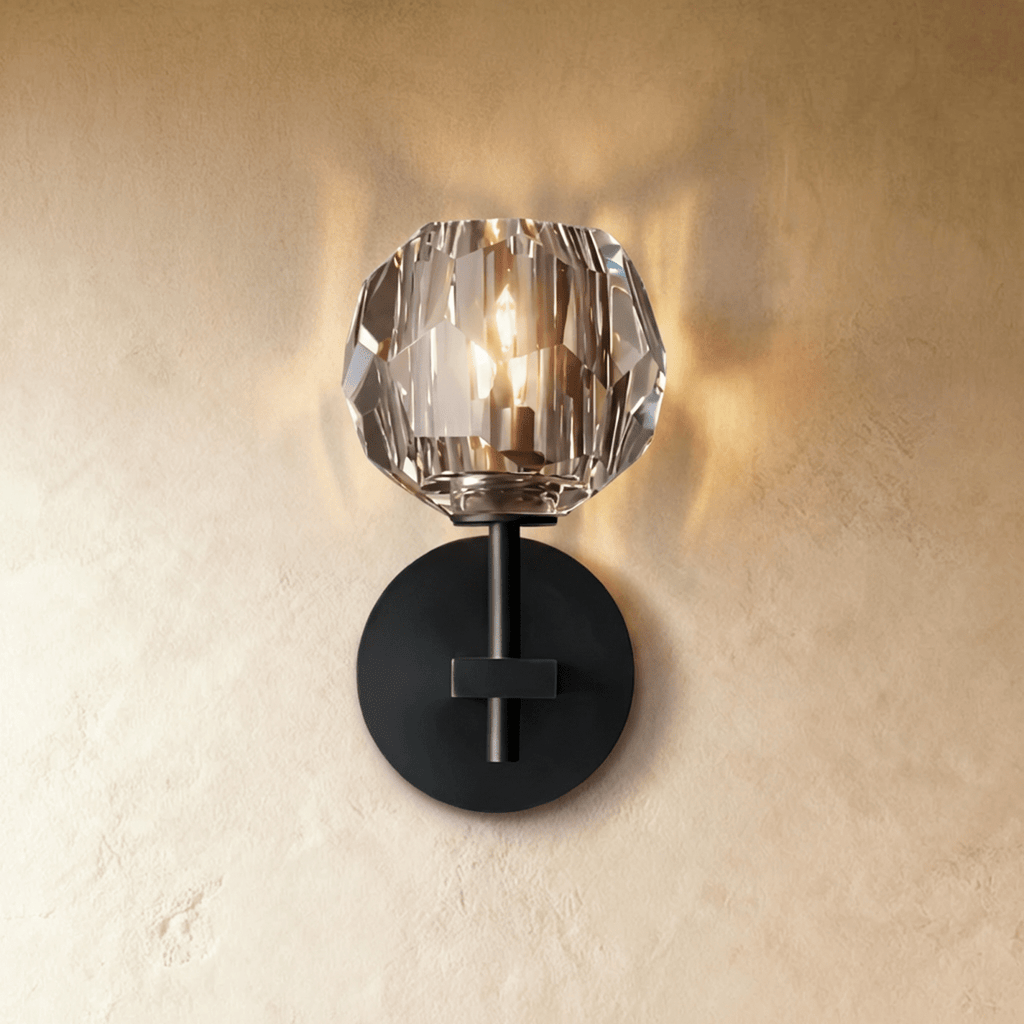 Argentia Crystaluxe Geborsteld IJzeren Wandlamp Voor Moderne Ruimtes  