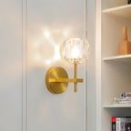 Argentia Crystaluxe Geborsteld IJzeren Wandlamp Voor Moderne Ruimtes  