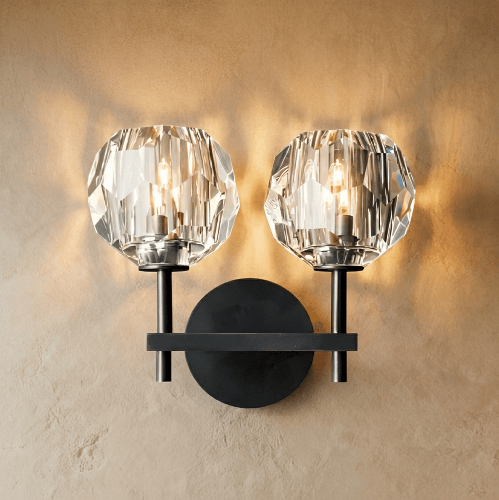 Argentia Crystaluxe Geborsteld IJzeren Wandlamp Voor Moderne Ruimtes  