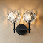 Argentia Crystaluxe Geborsteld IJzeren Wandlamp Voor Moderne Ruimtes  