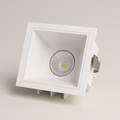 LumenForge Square IP65 infälld downlight med vit kant