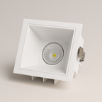 LumenForge Square IP65 infälld downlight med vit kant