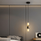 Organic Marble Vein Pendant Light With Architectural Diffused Glow