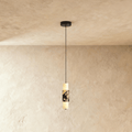 Organic Marble Vein Pendant Light With Architectural Diffused Glow