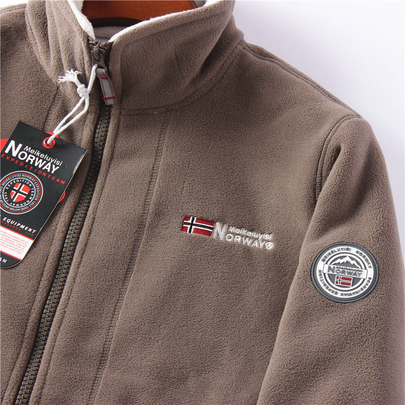 Přiléhavá outdoorová bunda Ardent Ridge Summit s fleecovou podšívkou do každého počasí