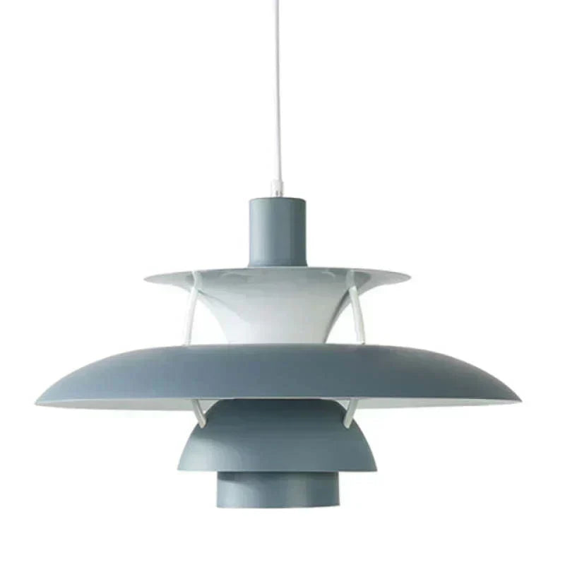 Lampa wisząca LED Morandi z wielokolorowym metalowym kloszem do salonu | Fioriscas