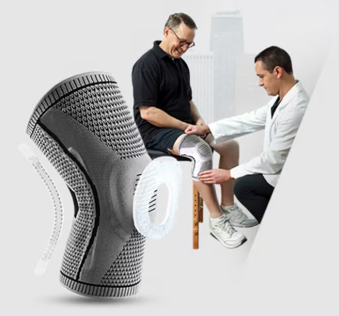 Active Knee Compression Sleeve For All Day Fast Relief And Support | Fioriscas
