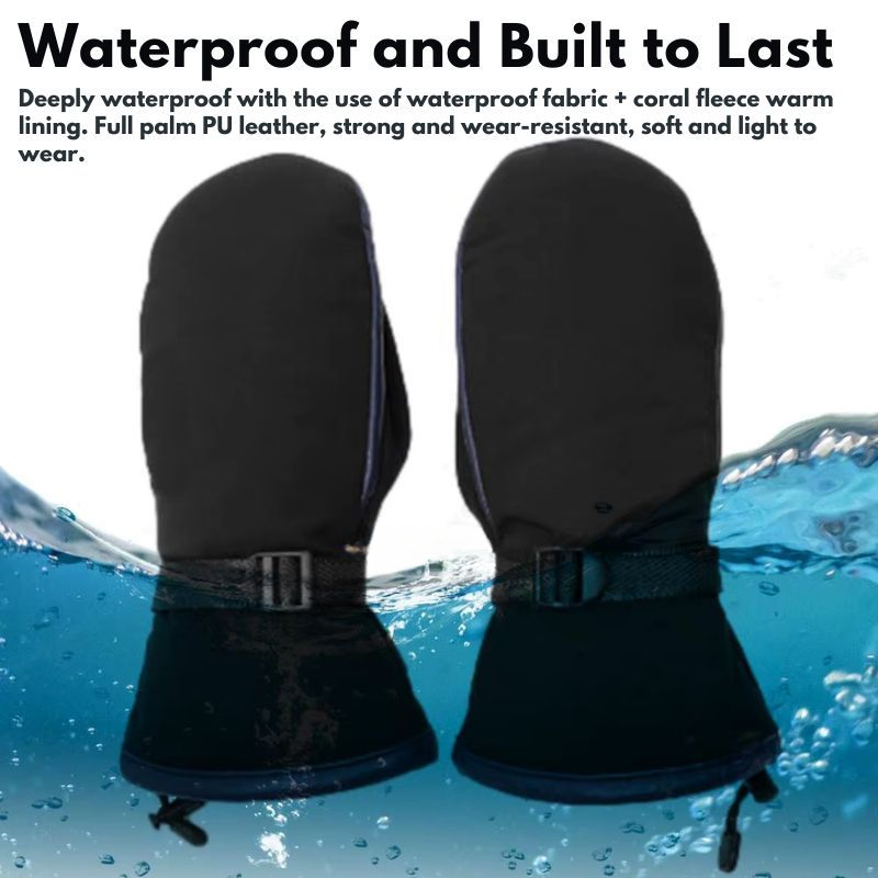 Electric Heating Gloves | Dual-Sided, 10,000 mAh USB Rechargeable | Waterproof Skiing & Motorcycle