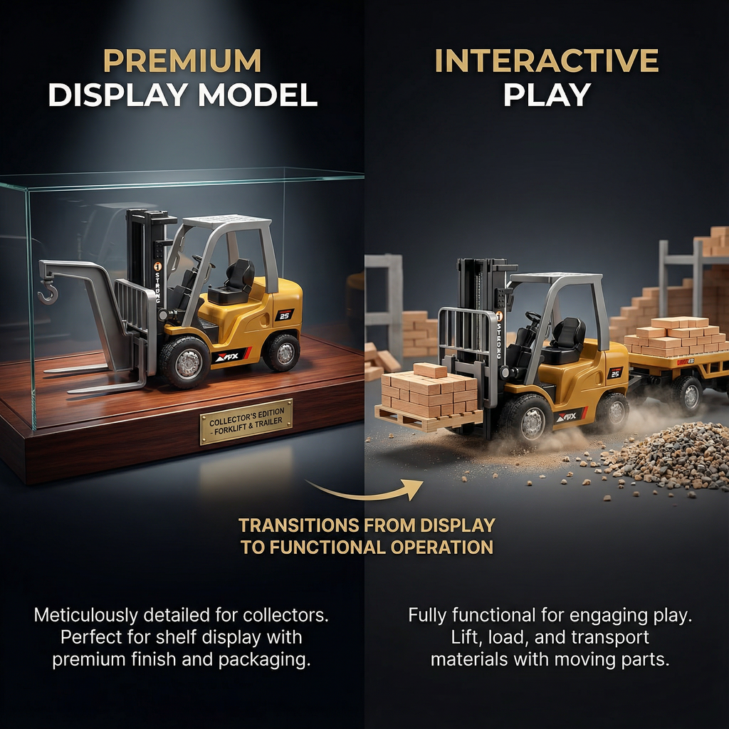 Premium Metal Remote Control Construction Vehicle for Realistic Operation and Precision Play | Fioriscas