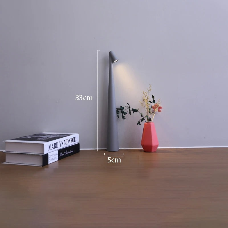 Ledningsfri nordisk minimalistisk LED-bordlampe, genopladelig | Fioriscas