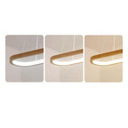 LumaWood houten en metalen led-hanglamp voor eetkamers, 2 lengtes