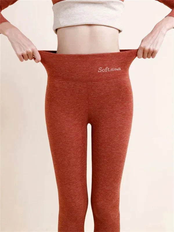 AstraWeave Cold-Weather Leggings, Cashmere-Fleece Lined Stretch Fit