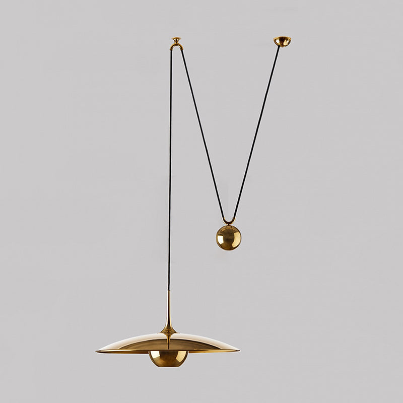 Pyra minimalistisk metal pendellampe, guld | Fioriscas