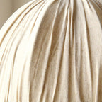 Nordia beige linnen hanglamp met lampenkap voor Scandinavische woningen