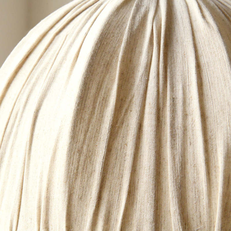 Nordia beige linnen hanglamp met lampenkap voor Scandinavische woningen