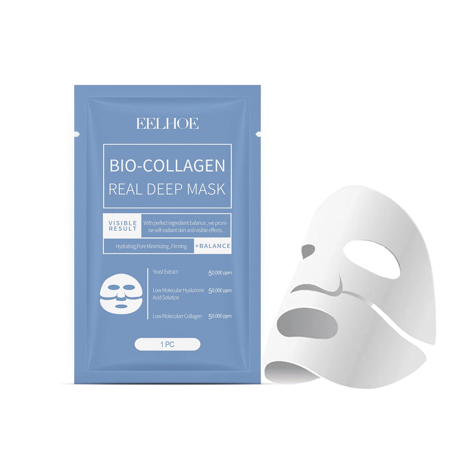 Bio-Collagen Hydrating Sheet Mask By Aurelia Glow For Glowing Skin