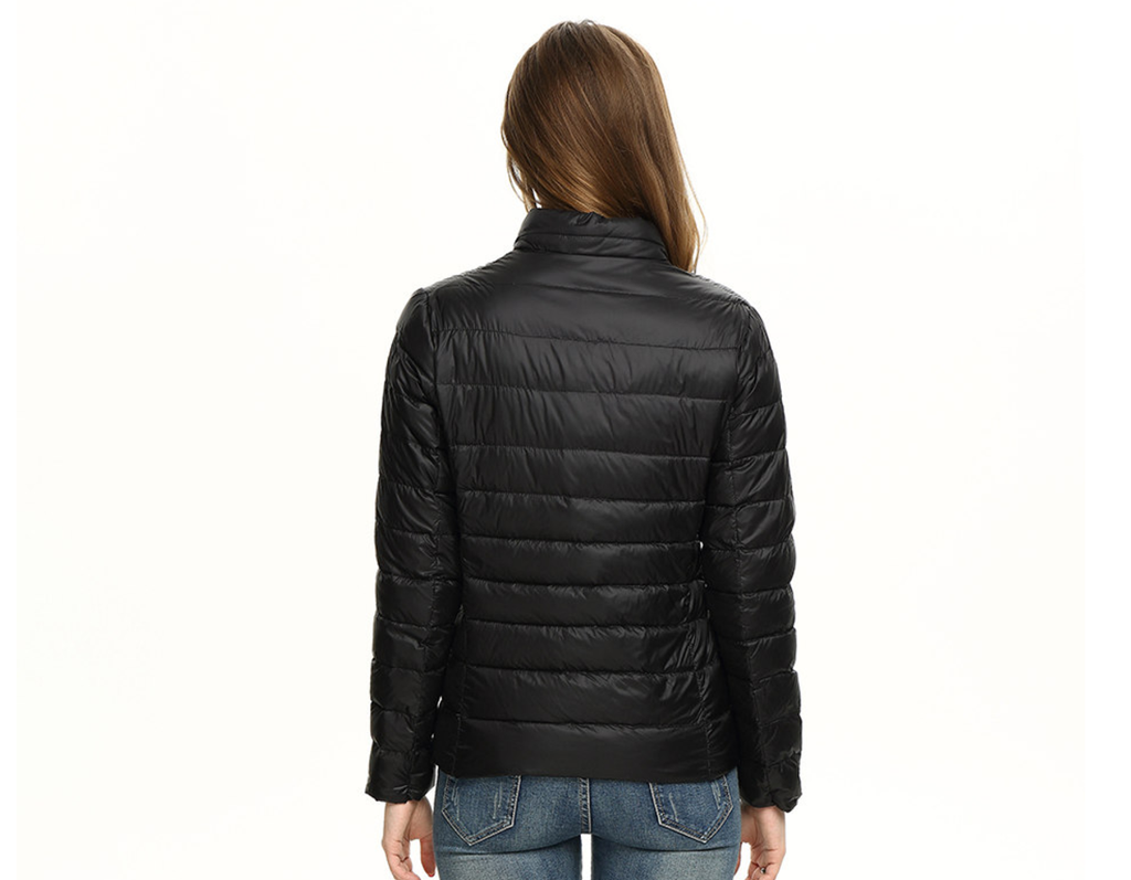 Waterproof Lightweight Down Puffer Jacket For Women, Sizes M To 3XL