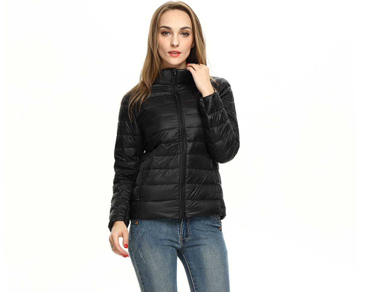 Waterproof Lightweight Down Puffer Jacket For Women, Sizes M To 3XL