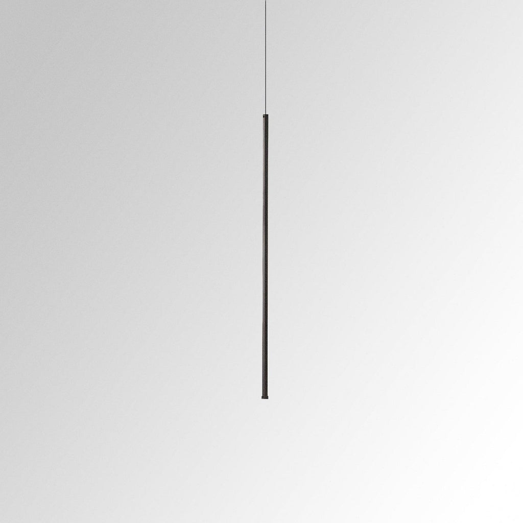 Lumaire lodret lysbjælke, sort finish, 3 LED-farvetoner