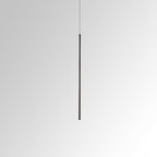 Lumaire lodret lysbjælke, sort finish, 3 LED-farvetoner