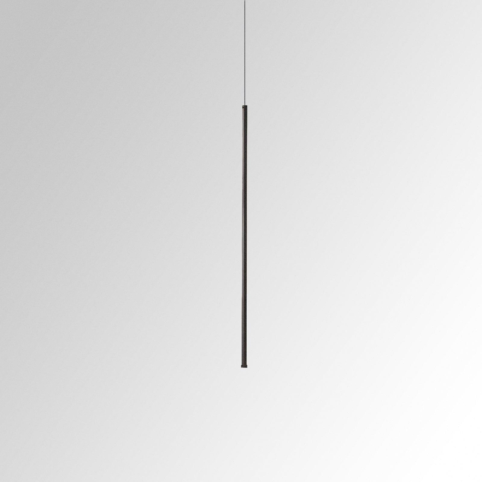 Lumaire lodret lysbjælke, sort finish, 3 LED-farvetoner