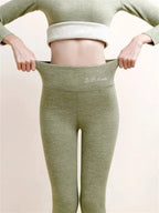 AstraWeave Cold-Weather Leggings, Cashmere-Fleece Lined Stretch Fit
