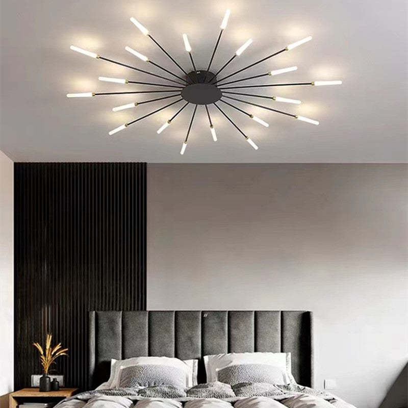 Asterra Albina Metal- og akryl-loftlampe til planmontering, 12 W til 42 W LED