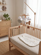 Natural Wood Crib Mobile To Calm Your Baby At Bedtime