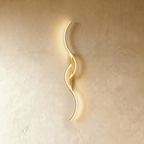 Lampa ścienna Aurelia S Line z aluminium z miękkim światłem LED