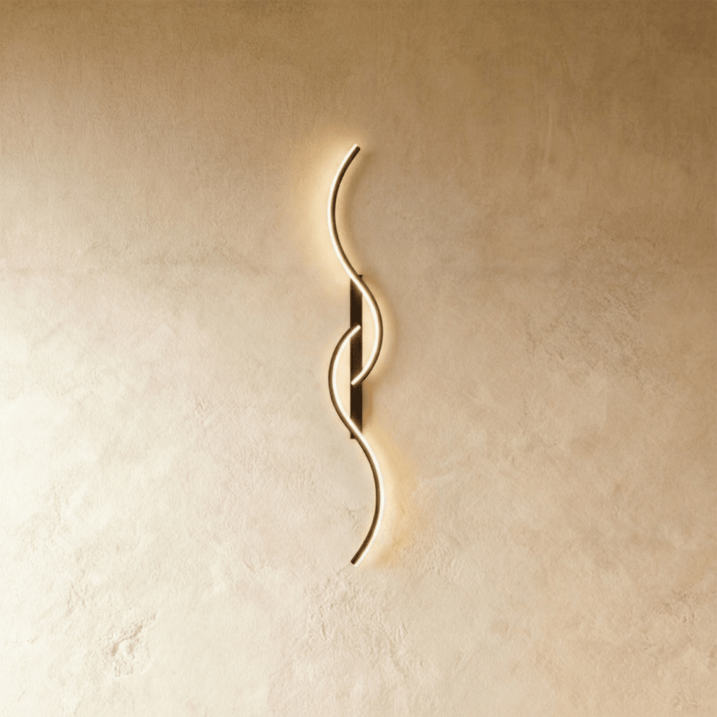Lampa ścienna Aurelia S Line z aluminium z miękkim światłem LED