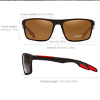 Polarized TR90 Sunglasses With UV400 Protection For Driving And Sports