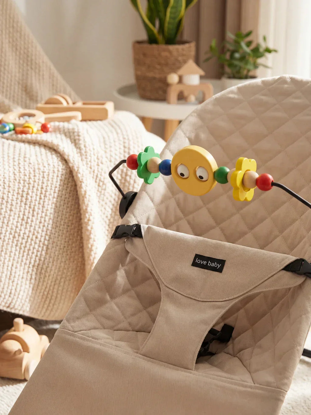 Transat pour bébé pliable avec arche d’activités, de 0 à 2 ans
