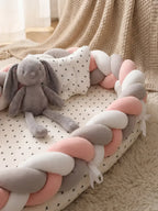 Breathable Bionic Baby Nest with Braided Bumper | Fioriscas