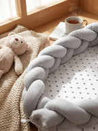 Breathable Bionic Baby Nest with Braided Bumper | Fioriscas