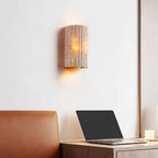 VeroLux Travertine Wall Light Minimalist Rectangular Design