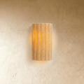 VeroLux Travertine Wall Light Minimalist Rectangular Design