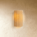 VeroLux Travertine Wall Light Minimalist Rectangular Design
