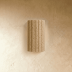 VeroLux Travertine Wall Light Minimalist Rectangular Design