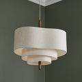 LuminaWeave Fabric Chandelier With Warm Glow For Cozy Living Spaces