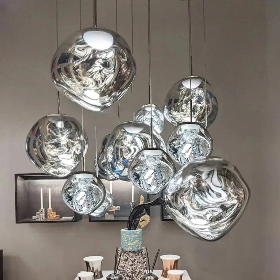 Fjordline Nordic-Inspired Glass Pendant For Kitchens And Dining Rooms