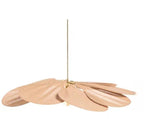 Layered Fabric Pendant Light, Floral Design, Petalume
